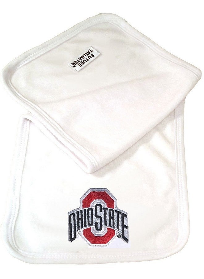 Future Tailgater Ohio State Buckeyes 100% Cotton Baby Burp Cloth - Image 1