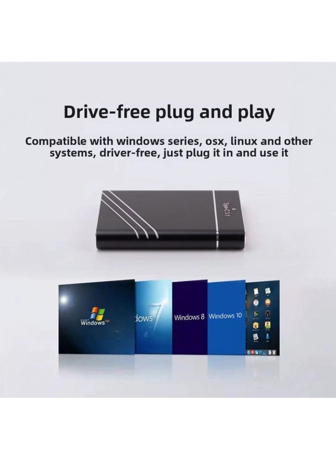 SSD Solid State Mobile Hard Disk 1TB 2TB Various Capacity External Hard Disk-Capacity:High Speed 1tb-Interface:Blue  - Image 4