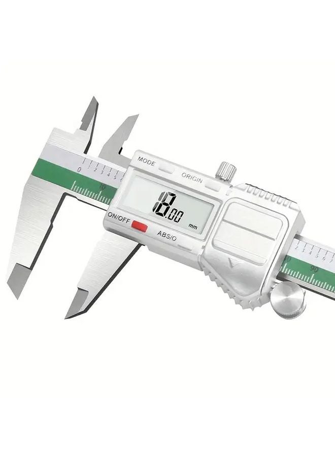 الفرجار الرقمي الأخضر الدقيق من الفولاذ المقاوم للصدأ مع عرض الكسور أداة القياس الصناعية - Image 2