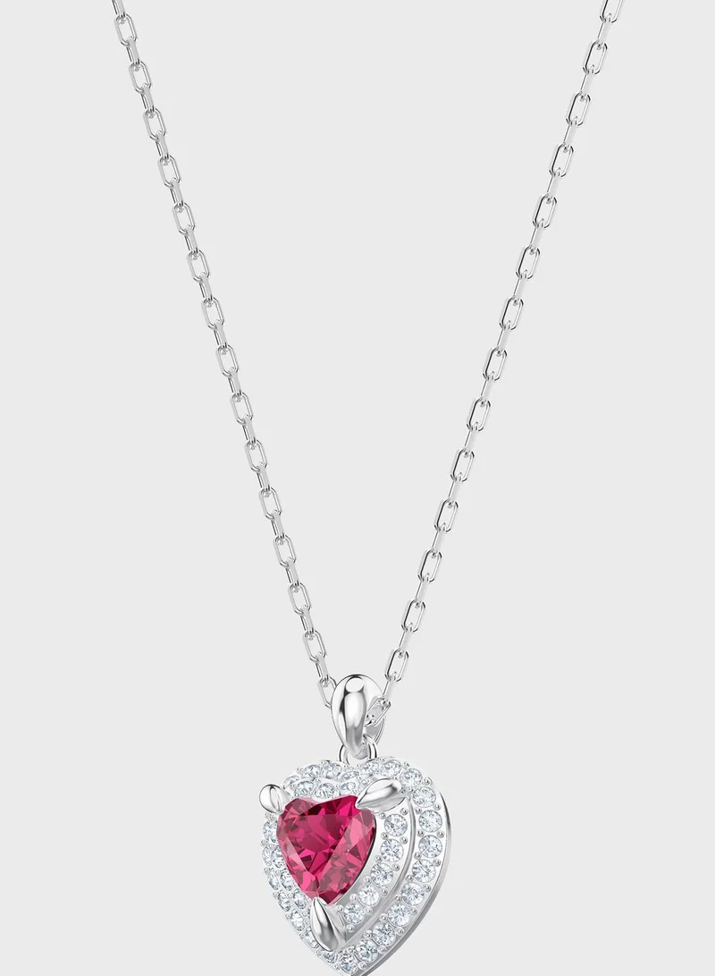 SWAROVSKI One Ruby Necklace+Earrings Set