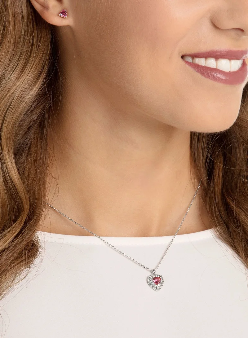 SWAROVSKI One Ruby Necklace+Earrings Set