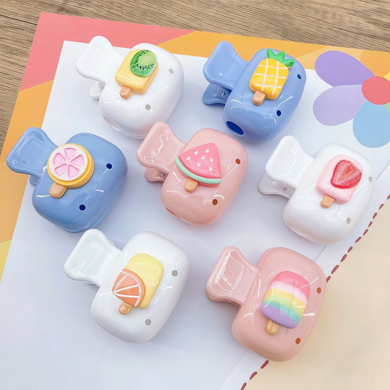 Fruit Ice Cream Toothbrush Holder Strawberry Theme Cartoon Shape Cute Ventilated Durable Lightweight Storage Rack - Image 3