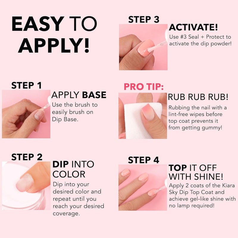 Kiara Sky Dip Powder Essentials 2 oz, DIP/CLEAR - Image 5