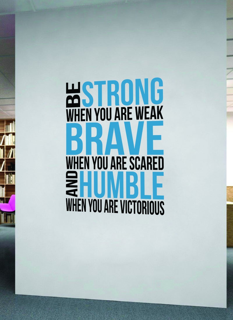 Spoil Your Wall Be Strong Motivational Quote Wall Decal - Wall Arts Home Décor - Wall Sticker, 65x90 cm by Spoil Your Wall  - Image 2