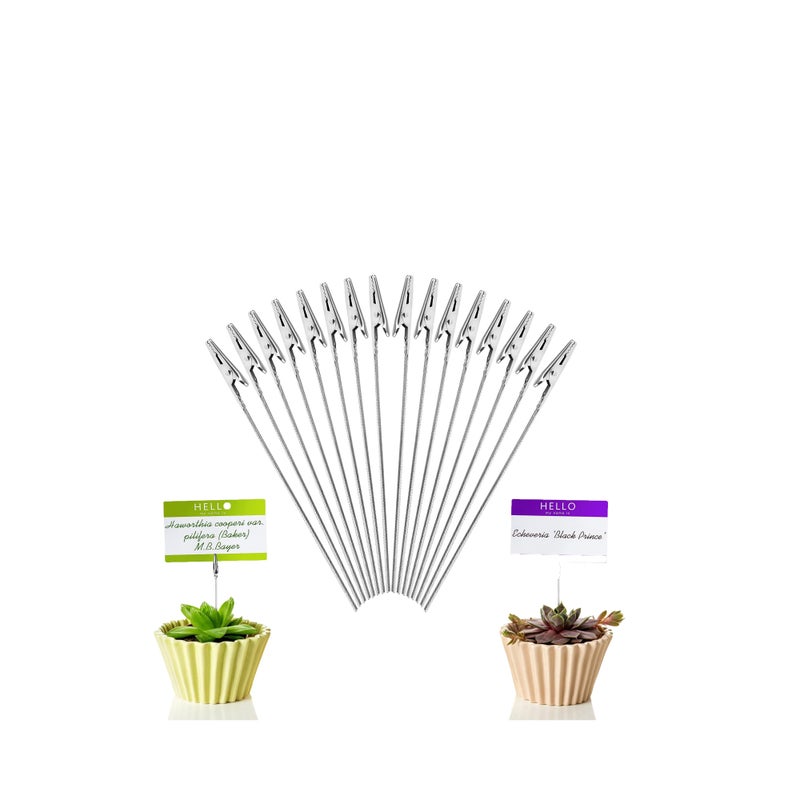 Zikra Metal Wire Alligator Clips 40 PCS Long-Tailed Alligator Clamp Photo Clip Holder Alligator Clips for Crafts DIY Card Photo Memo Clip Holder - Image 1