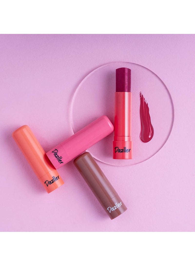 Dazller Lip Bonanza Lip Balms Pack of 4 Glossy Tint Soothes Nourishes with Natural Extracts for Soft Lips - Image 3