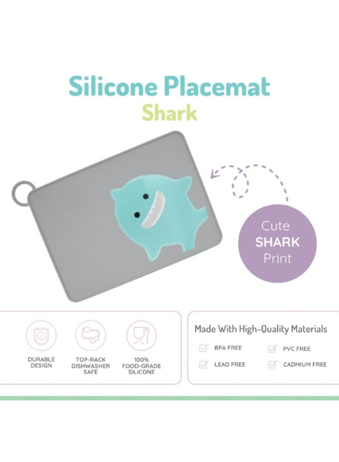 Melii Silicone Placemat - Shark (6 pc/inner) - Image 2