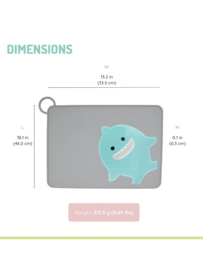 Melii Silicone Placemat - Shark (6 pc/inner) - Image 3