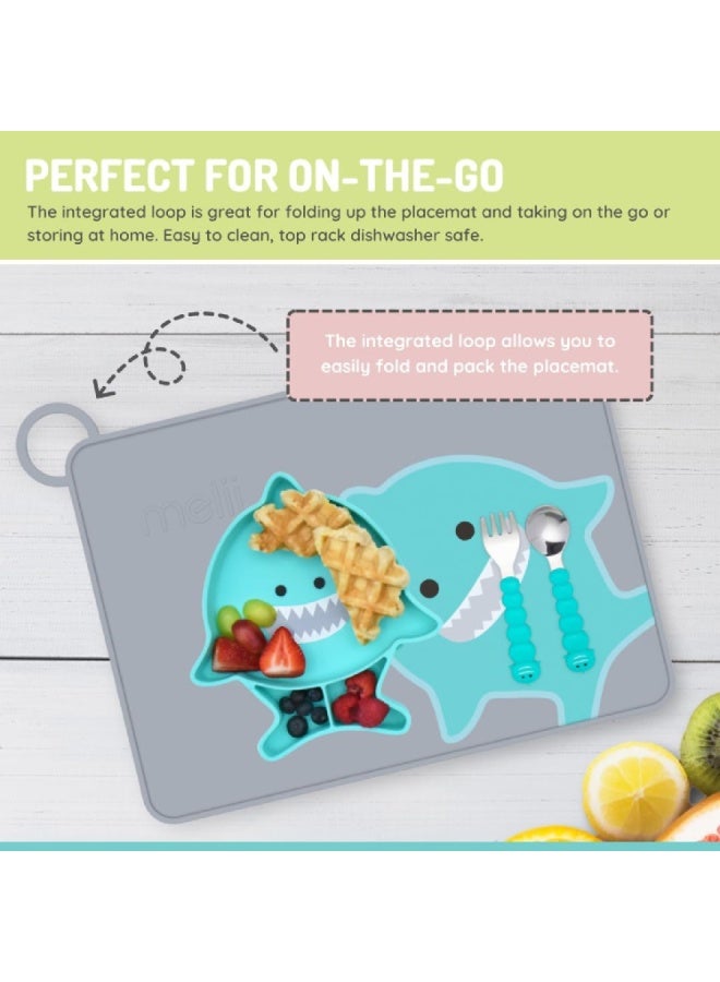 Melii Silicone Placemat - Shark (6 pc/inner) - Image 5