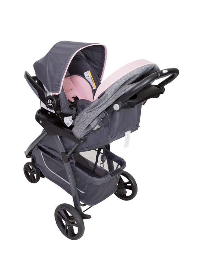 babytrend Skyline 35 Stroller Travel System - Starlight Pink/Grey - Image 2