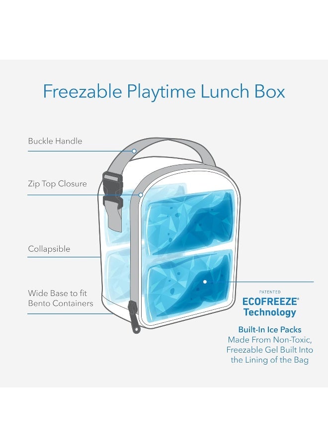 PackIt Freezable Playtime Lunch Box, Pink Popsicle - Image 2