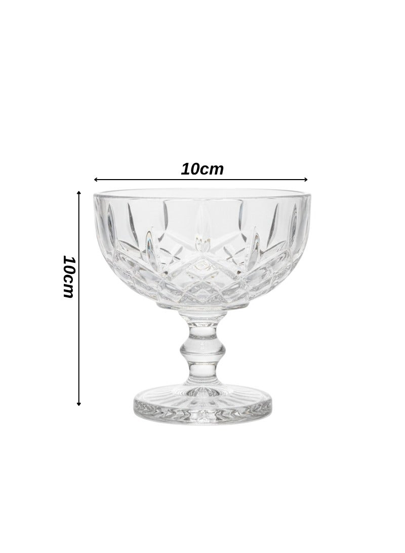 القناص طقم زبادي حلا 8 حبه قزاز كرستال  بقاعده ثابته - Image 3