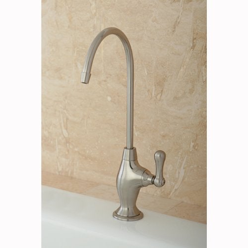 Kingston Brass Gourmetier KS3198AL Restoration Single Handle Water Filtration Faucet, Brushed Nickel, 10.81 x 4.63 x 1.75 - Image 2