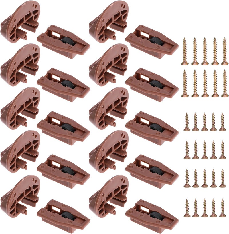 Seweder 10PCS Drawer Slide Track Guide Glide for kenlin for Rite Trak 2 for Center Mount Drawer for Dressers, for Hutches and for Nightstand Drawer - Image 2