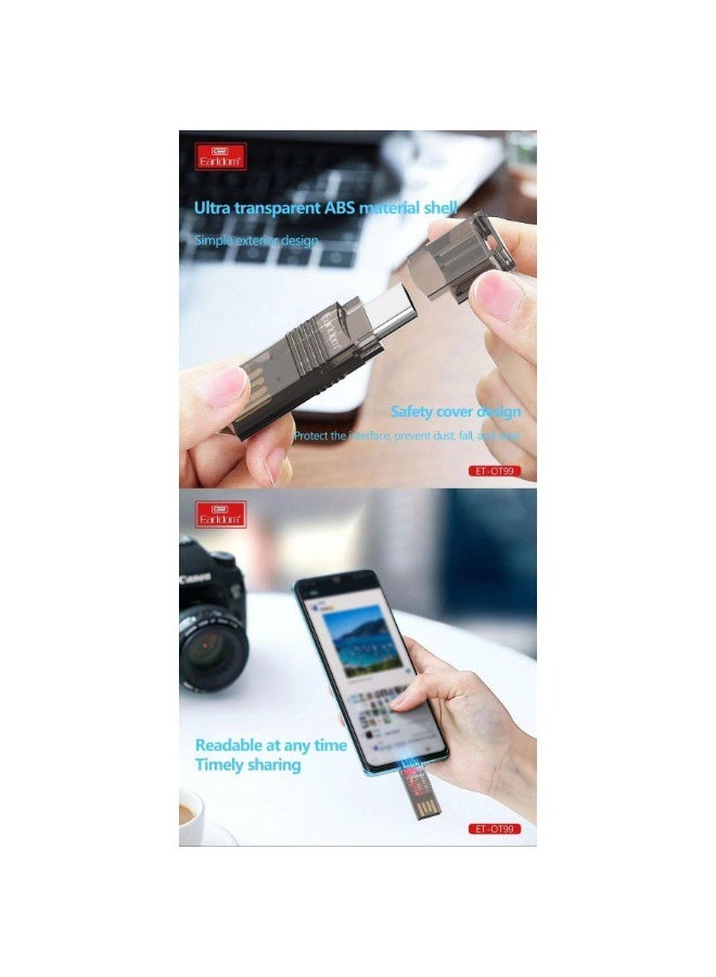 Earldom Type-C + USB Memory Card Reader – Universal Adapter for Laptop & Smartphone - Image 5