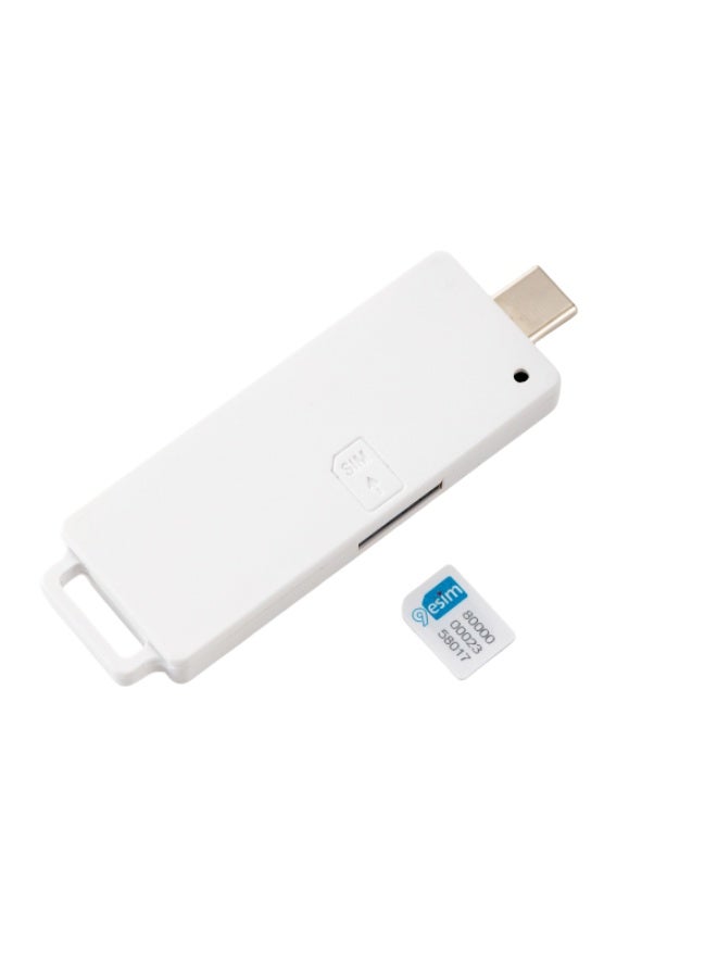 9eSIM V0 Max eSIM Adapter + Reader – Physical eSIM Card for Unlocked Android Phones, International Travel Data for Europe, USA, Japan & China, Pre-Cut SIM for Easy Use (With Reader) - Image 2
