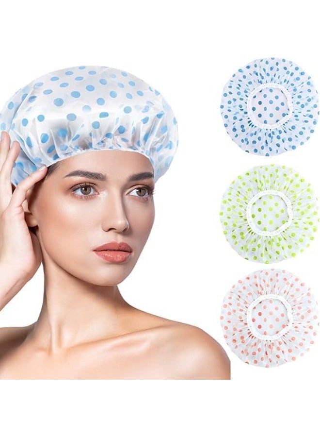 Women's Shower Cap – Waterproof and Reusable, Large Plastic Design with Flexible Elastic Band, Eco-Friendly and Suitable for Long Hair and Daily Use at Home or in the Salon – One Piece (Color May Vary) - Image 5