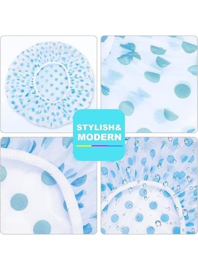 Women's Shower Cap – Waterproof and Reusable, Large Plastic Design with Flexible Elastic Band, Eco-Friendly and Suitable for Long Hair and Daily Use at Home or in the Salon – One Piece (Color May Vary) - Image 4