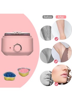 Joyeworld Warmer Waxer, Brazilian Wax Hair Removal Kit with 4 Packs of Hard Wax Beads and Tools, Professional Beeswax Hair Remover for Face Legs Armpits Bikini  - Image 2
