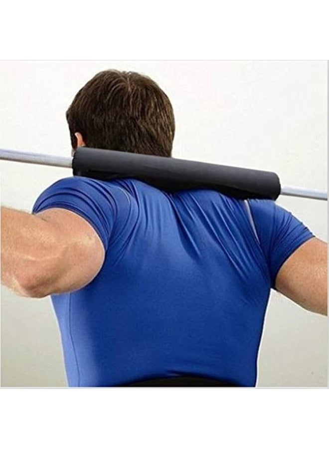 Weightlifting shoulder pad, 40 × 20 cm – black. - Image 3