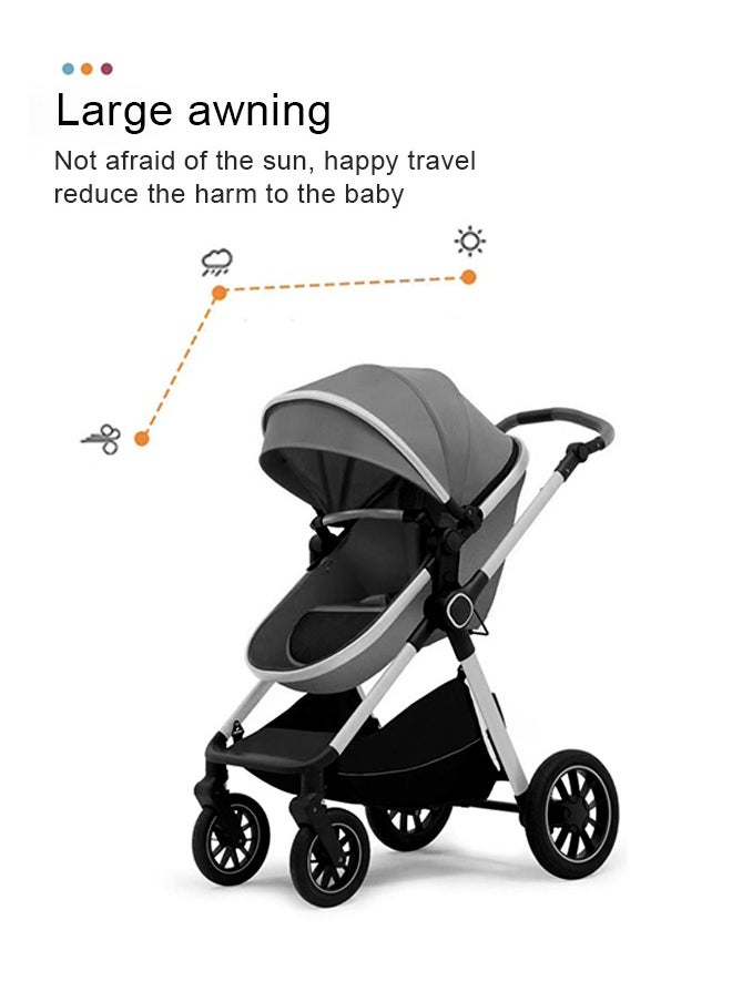 3-in-1 Convertible Baby Stroller with Bassinet Mode - Foldable Infant Stroller to Explore More as a Family - Toddler Stroller with Reversible Stroller Seat - pzsku/Z72E09DCAEB553CF004C8Z/45/_/1726211932/8c87b05d-856e-45fc-87db-1278353f8bbc