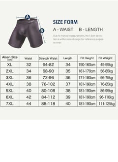 AOELEMENT Boxer Briefs Black Color for Men Single Piece XL-7XL  - Image 3