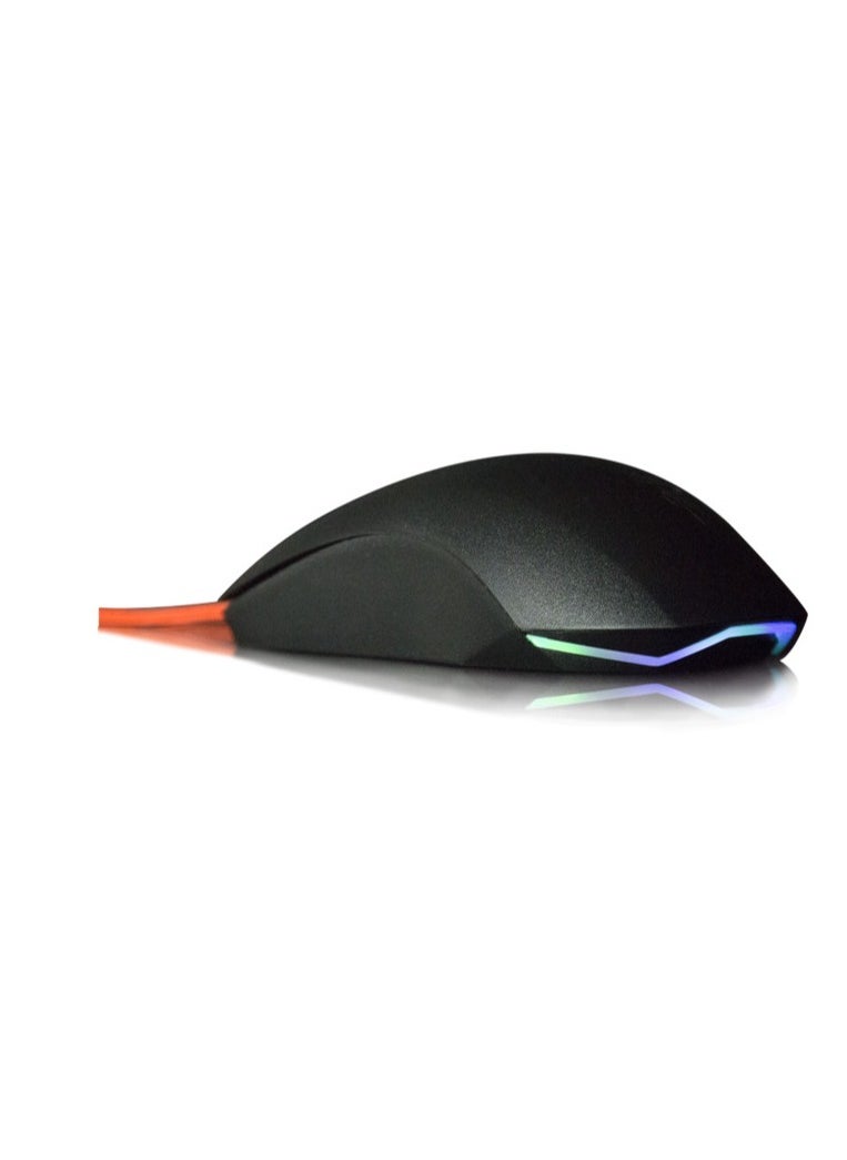 FANTECH FANTECH Rhasta ll G13 RGB Mouse, Nylon Braided USB Cable with Optical Gaming Sensor, 2400 Dpi, 125Hz Polling Rate, 5 million Lifetime Clicks, Office and Gaming Mouse for PC or Laptop  - Image 3