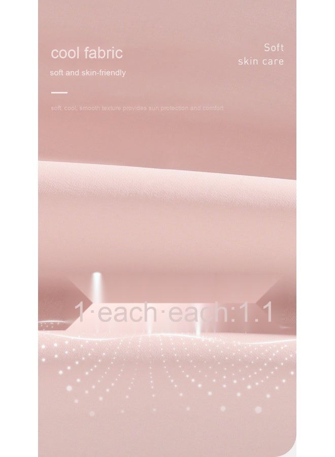 Beauenty Summer Ice Silk Sun Protection Gloves for Women - Outdoor Driving, Cycling, Non-Slip, Breathable, Thin, Fingerless Touchscreen Gloves - Image 4