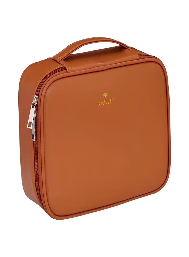 Luxury Makeup Bag for Women Travel Organizer Cosmetic Pouch Waterproof Toiletry Bag Large Capacity Elegant Design - Image 1