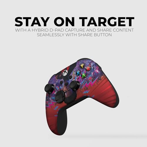 DreamController Milles Moralles Spiidervers Custom X-box Controller Wirelless compatible with X-box One/Series X/S Proudly Customized in USA with Permanent HYDRO-DIP (NOT JUST A SKIN) - Image 5