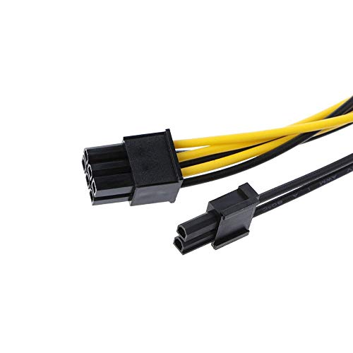 axGear Dual SATA to PCI-E Power Cable 15Pin SATA to 8 pin / 6 pin Video Card Power Wire - Image 4