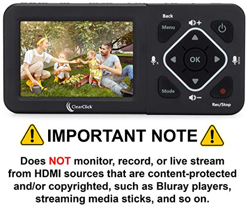 ClearClick HD Video Capture Box Ultimate - Capture and Stream Video from HDMI, RCA, VHS, VCR, DVD, Camcorders, Hi8 - Image 2