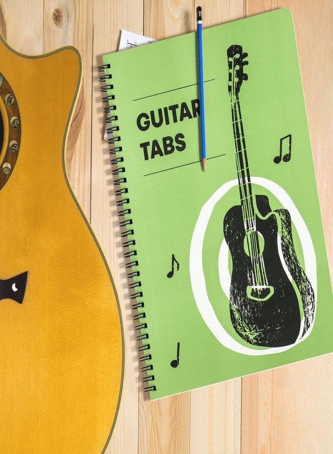 INKNOTE Guitar tablature notebook Blank guitar tab notebook Guitar music tabs journal for Music composition Songwriting and Recording of yous song paperback 11.2 x 8.3inch - Image 3