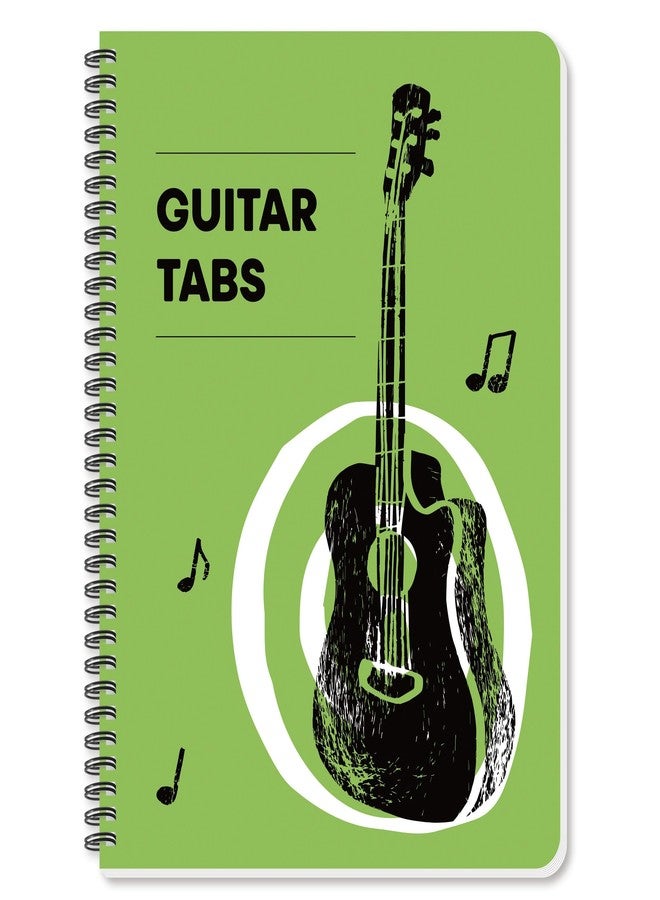 INKNOTE Guitar tablature notebook Blank guitar tab notebook Guitar music tabs journal for Music composition Songwriting and Recording of yous song paperback 11.2 x 8.3inch - Image 1