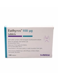 Merck Euthyrox 100 Mcg 100 Tablets 