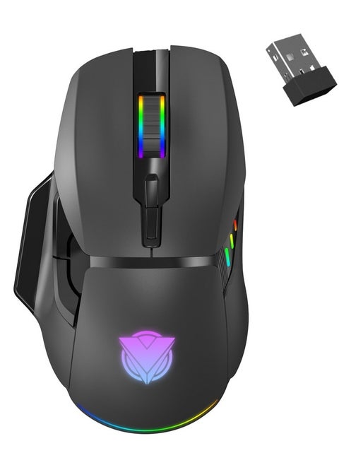 ASA Mouse ASA M80 Honeycom Macro USB Programmable Buttons RGB Backlight Ergonomic Design Suitable for Mac, Laptop and PC Black