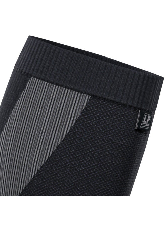 LP Lp 270z Professional Thermal Basketball Running Sports Leg Sleeves Men Women Thin Leg Guards Black L  - Image 2