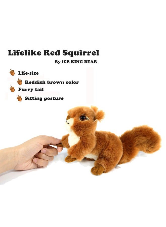 Ice King Bear Reaistic Red Squirrel Stuffed Animal Plush Toy (Original) - Image 2
