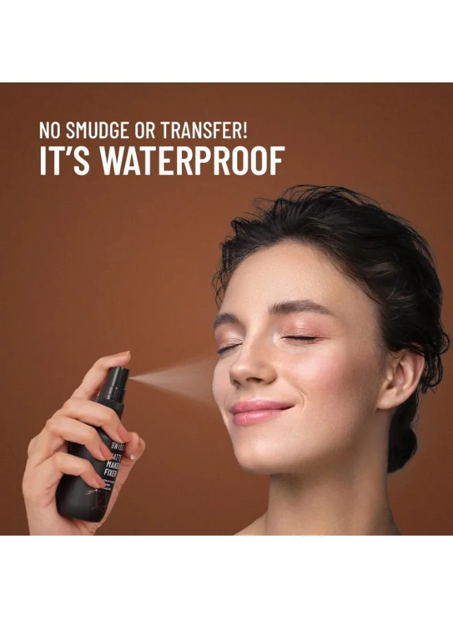 سويس بيوتي مثبت مكياج مطفي من سويس بيوتي | لمسة نهائية مطفية تدوم ١٦ ساعة | مع فيتامين هـ والصبار | مقاوم للماء | ٧٠ مل