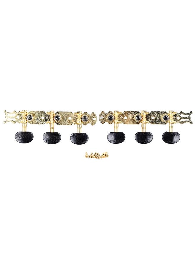 Thoraya - 2PCS Guitar Tuning Pegs Open String Tuning Keys Machine Head Copper Tuners for Classical and Acoustic Guitars - Image 1