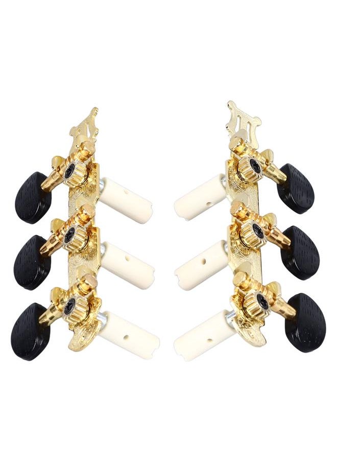 Thoraya - 2PCS Guitar Tuning Pegs Open String Tuning Keys Machine Head Copper Tuners for Classical and Acoustic Guitars - Image 1