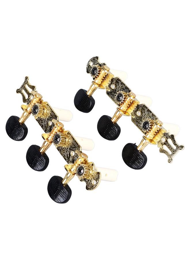 Thoraya - 2PCS Guitar Tuning Pegs Open String Tuning Keys Machine Head Copper Tuners for Classical and Acoustic Guitars - Image 1