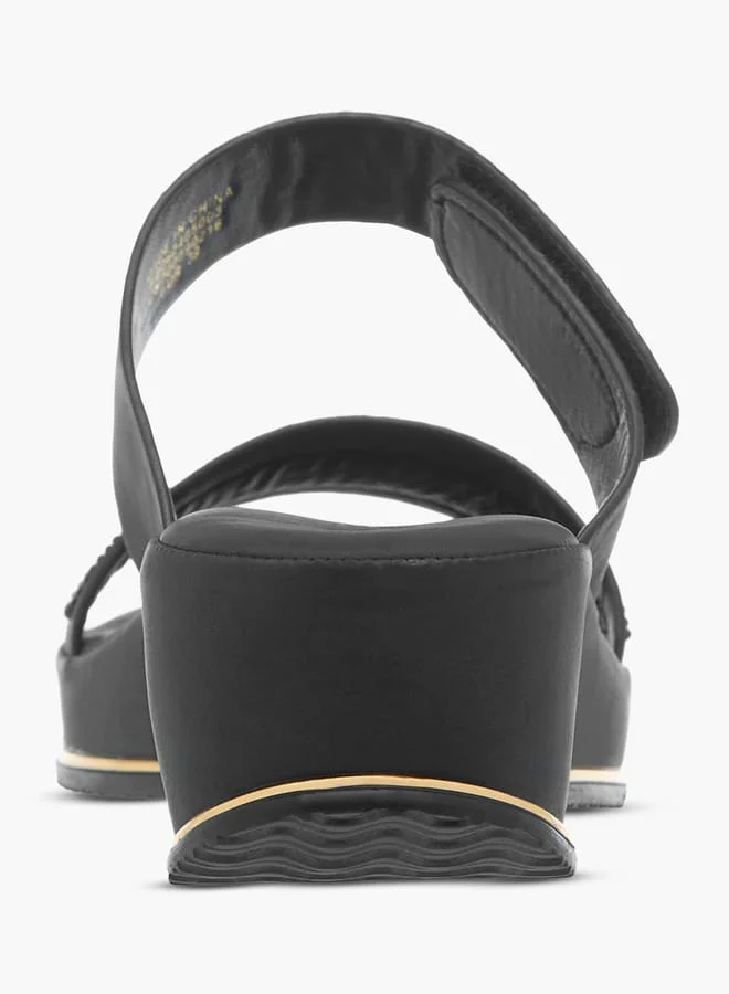 Flora Bella By Shoexpress Womens Embellished Slip-On Strap Sandals