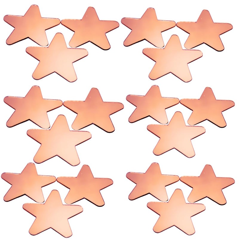 Labworld Performance Shinning Golden,Silver& Bronze Combo Pack Star Badge with Pin to hang on fabrics for kids,adults,school,office and corporate - Image 4