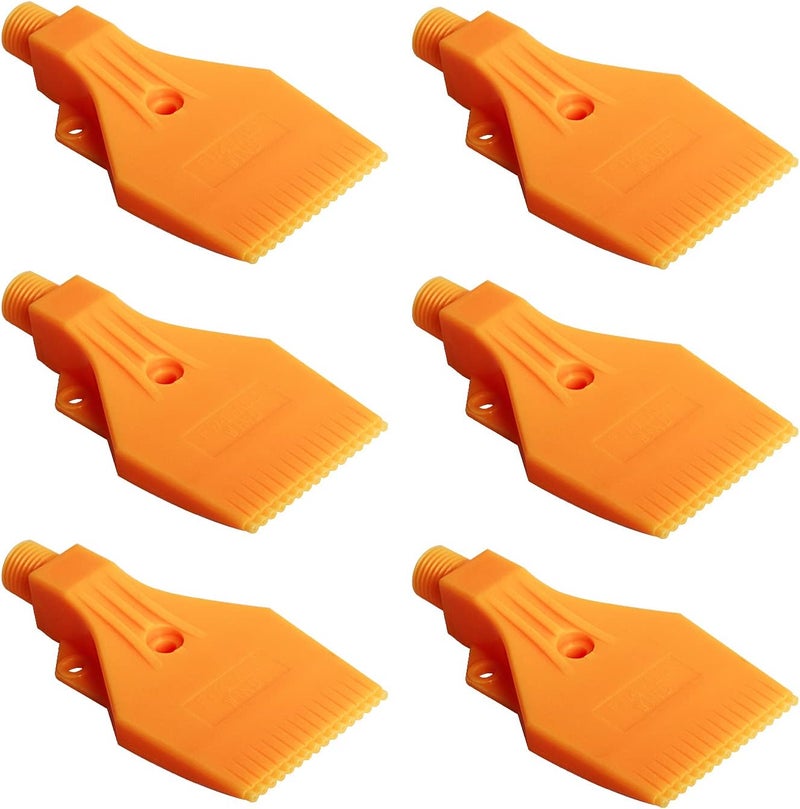 Aopin Blowing Wind Nozzle G1/4 Male, Flat Air Orifice, ABS Wind Jet Nozzle - 6 Pcs - Image 1