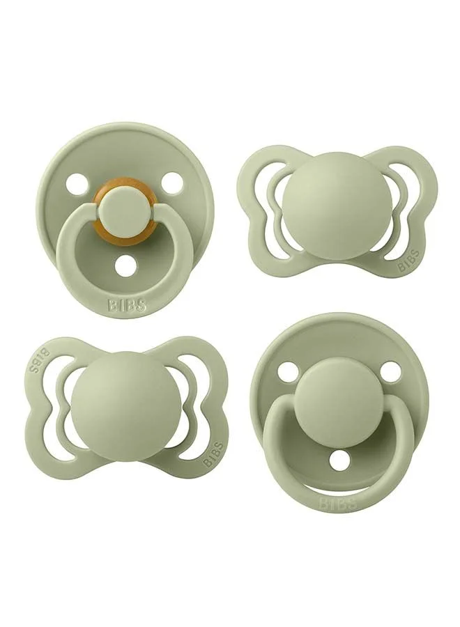 بيبس لهاية أطفال مجموعة التجربة مقاس  من - أشهر لون أخضر مريمي