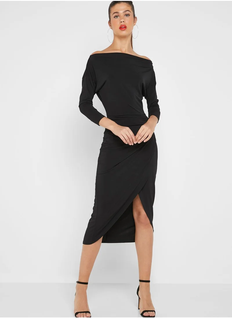 FOREVER 21 Bardot Wrap Dress