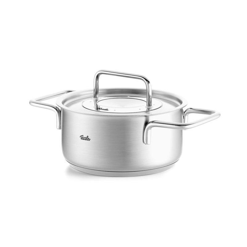 Fissler وعاء مرق فسلر بيور كوليكشن من الفولاذ المقاوم للصدأ سعة 2.2 لتر مع غطاء معدني - Image 3