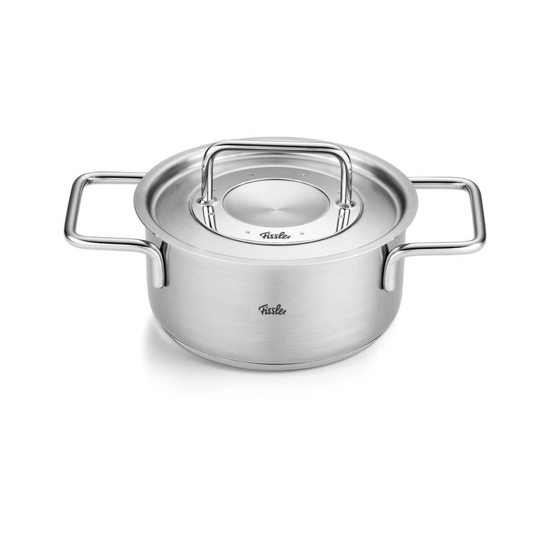 Fissler وعاء مرق فسلر بيور كوليكشن من الفولاذ المقاوم للصدأ سعة 2.2 لتر مع غطاء معدني - Image 1