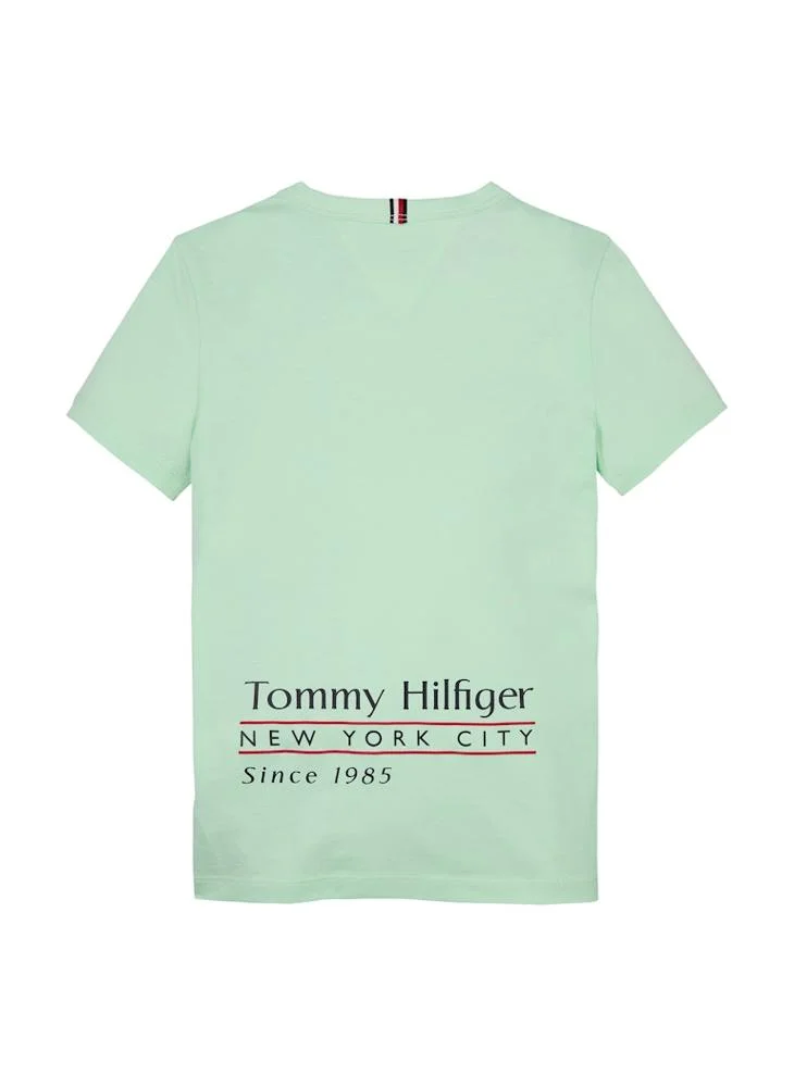 تومي هيلفيغر Kids Fun Flag Crew Neck T-Shirt